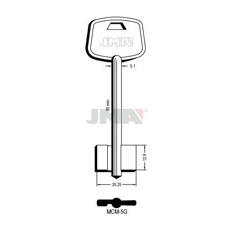 LLAVE JMA GORJA MCM 4G
