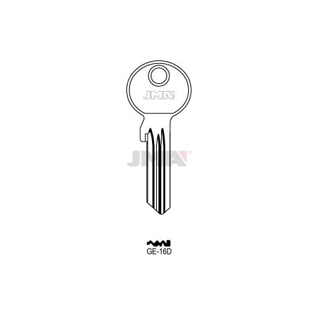 LLAVE JMA ACERO GE 16D (B)