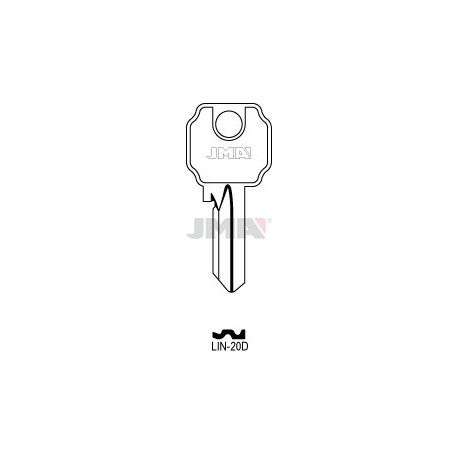 LLAVE JMA ACERO LIN 20D (B)