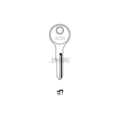 LLAVE JMA ACERO NE 7 (C)
