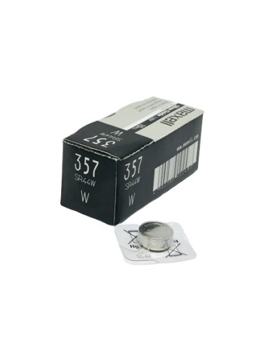 PILA OXIDO PLATA 357 MAXELL  (UNIDAD)